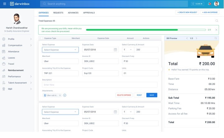 Darwinbox payroll