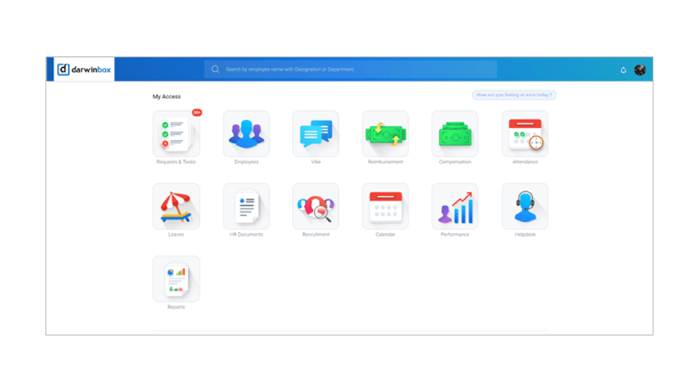 darwinbox dashboard