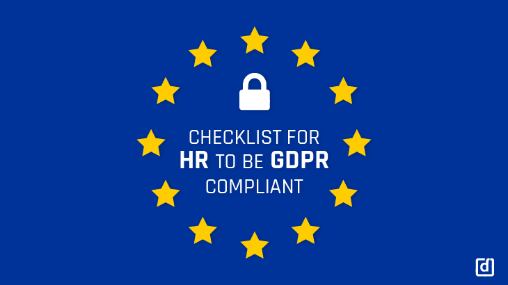 Checklist for HR's to be GDPR Compliant