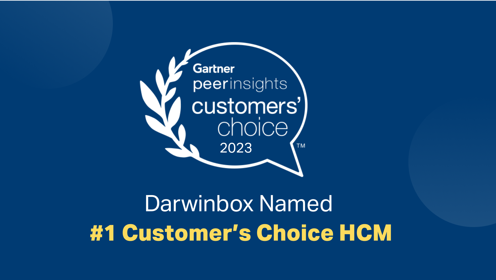 HCM Buyers Have Spoken - Darwinbox Stands Tall as the Only Customer's  Choice in Asia Pacific