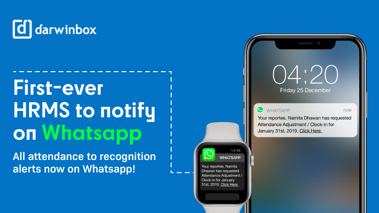 Darwinbox Becomes The First-Ever HR Tech Platform To Integrate With WhatsApp For Business.